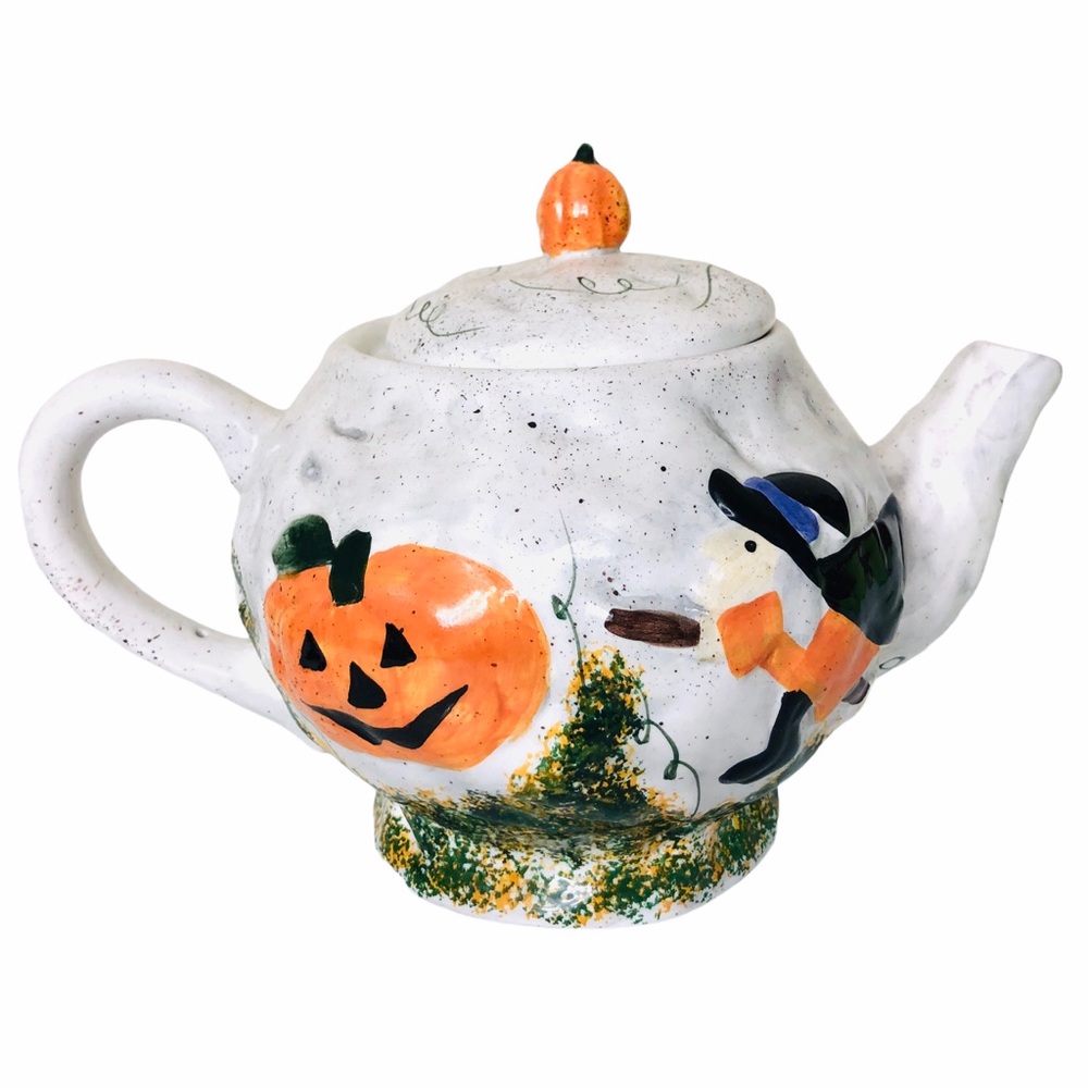 Halloween Pumpkin Teapot